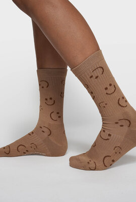 10Days Fudge socks all-over smile