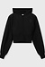 10Days Black ballet zip hoodie