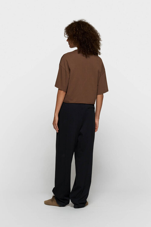 10Days dark truffle thick cotton tee 10DAYS