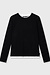 10Days Black double long sleeve tee