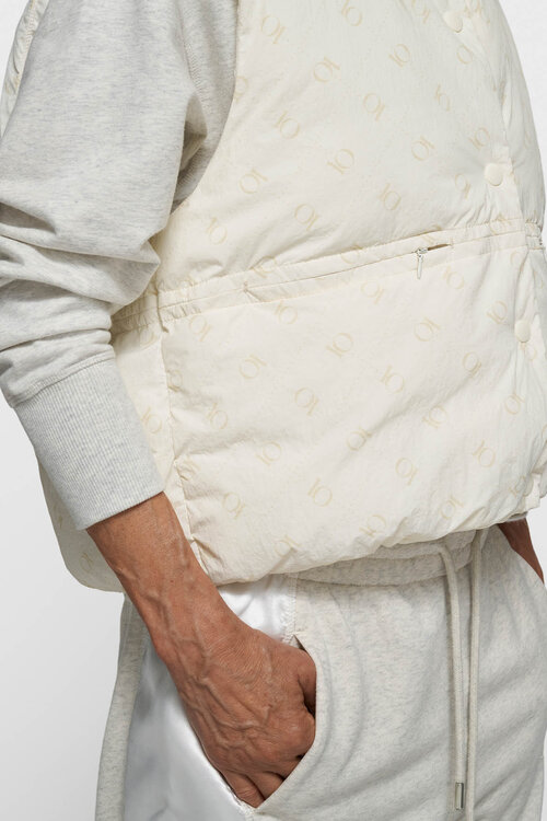 10Days Pearl padded vest monogram