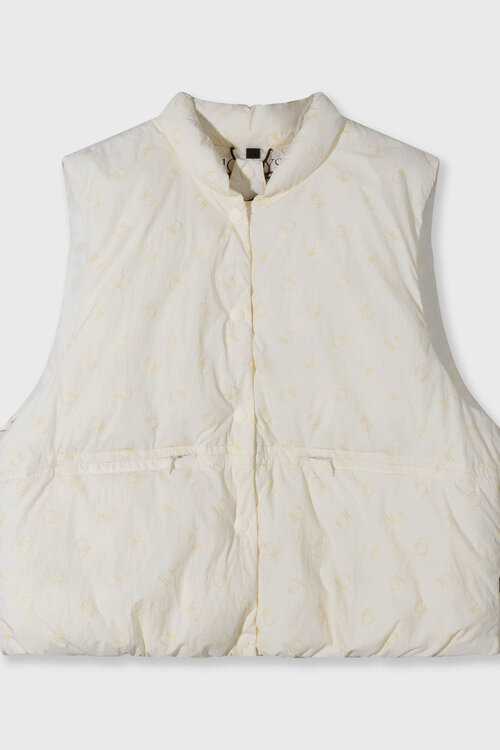 10Days Pearl padded vest monogram