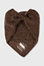 10Days dark truffle hairy knit bandana