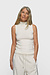 10Days Ecru knit singlet