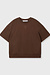 10Days dark truffle short sleeve sweater