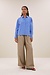 By Bar Blauw/ witte Blouse