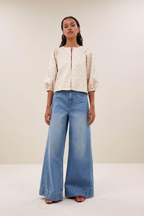 By Bar Champagne Blouse