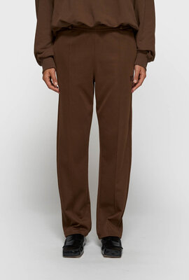 10Days dark truffle tapered track pants