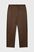 10Days dark truffle tapered track pants