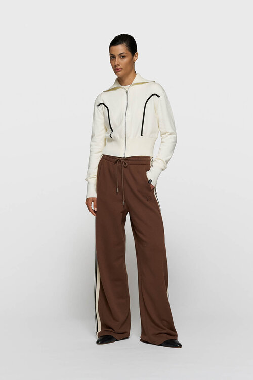 10Days Ecru slim knit cardigan