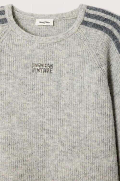 American Vintage Licht Grijze Trui