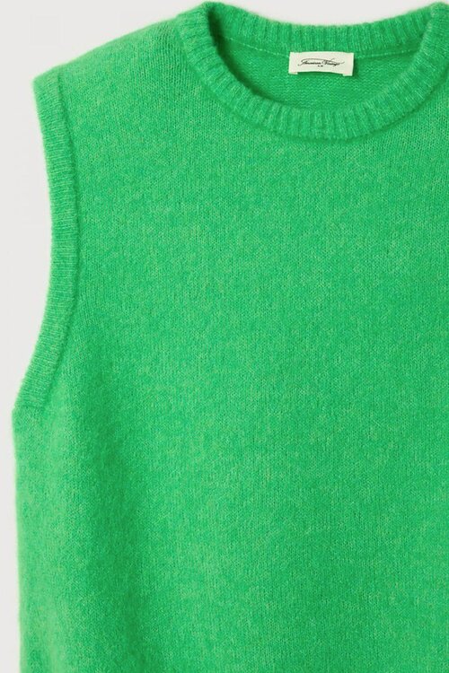 American Vintage Groene Trui mouwloos