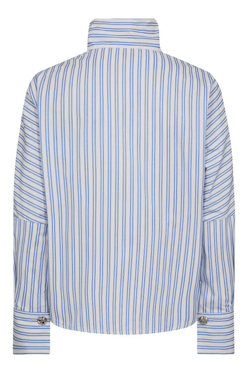 Co'couture Blauw/wit Devin Blouse