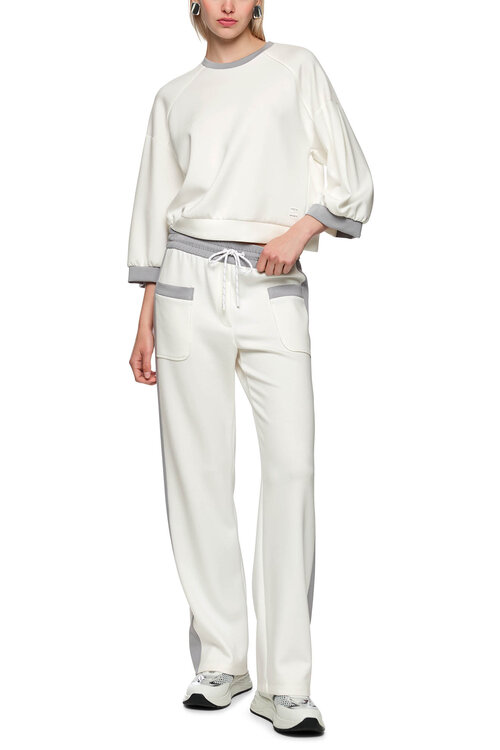 Marc Cain Wit sweatshirt