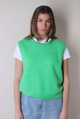 American Vintage Groene Trui mouwloos