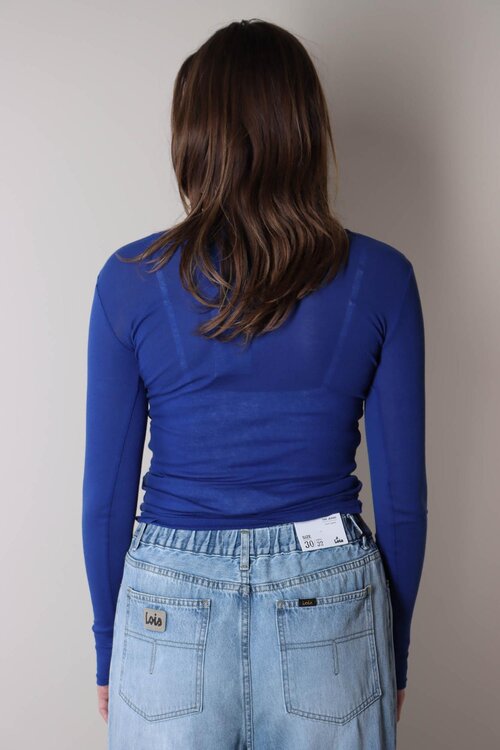 American Vintage Donkerblauwe T-shirt