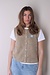 American Vintage Camel Vest mouwloos