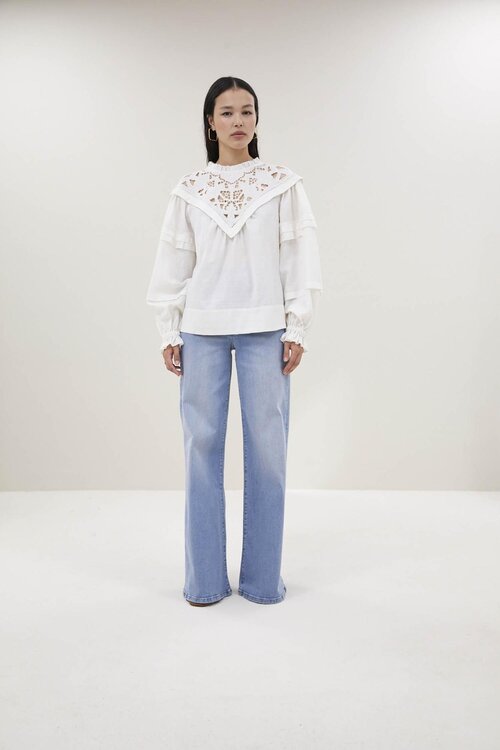 By Bar Off White Bowie Blouse