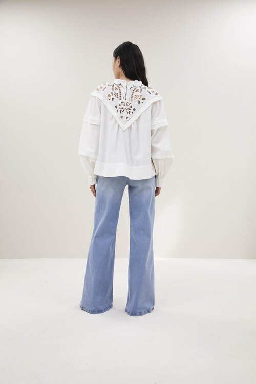 By Bar Off White Bowie Blouse