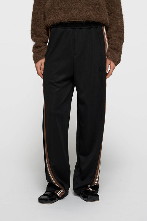 10Days Black barrel track pants