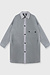 10Days Light Graphite oversized shirt jacket