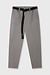 10Days Light Graphite belted pants jog twill
