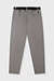 10Days Light Graphite belted pants jog twill