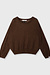 10Days dark truffle thin knit sweater