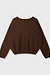 10Days dark truffle thin knit sweater
