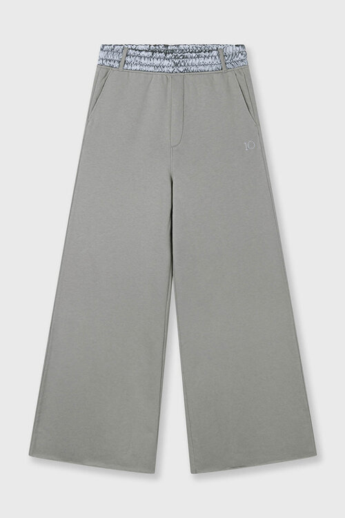 10Days Light Graphite wide jogger
