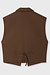 10Days dark truffle sleeveless blazer