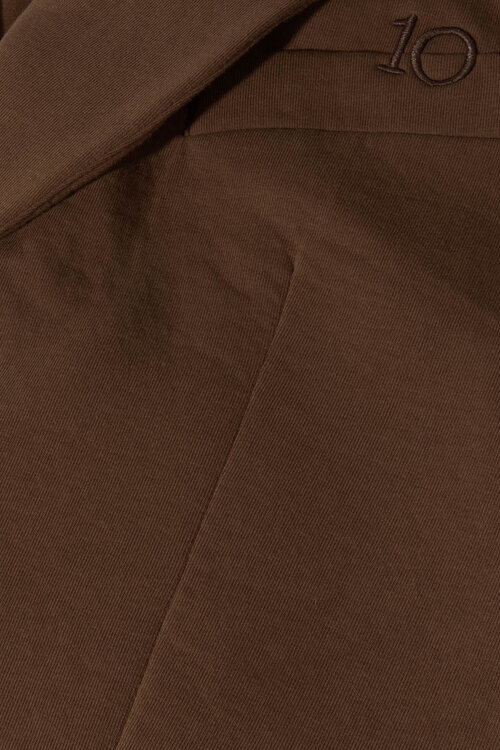 10Days dark truffle sleeveless blazer