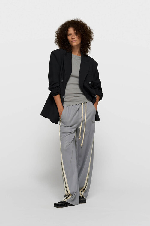 10Days Light Graphite a-symmetric rib top