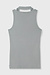 10Days Light Graphite a-symmetric rib top