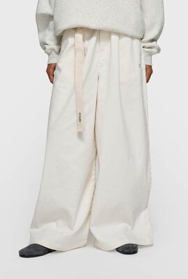 10Days Pearl wide pants jog twill