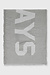 10Days Light Graphite scarf 10DAYS