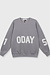 10Days Light Graphite statement sweater logo