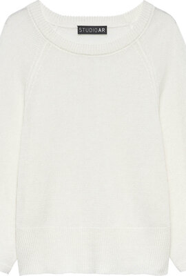 Studio AR by Arma Off White Msrisol Linnen Knit