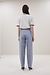 By Bar Blauw/ witte Pantalon