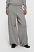 10Days Grey Melee western knit pants