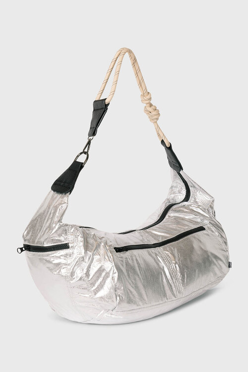 10Days Zilver big banana bag