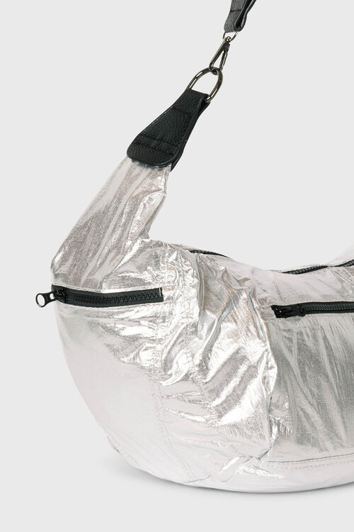 10Days Zilver big banana bag