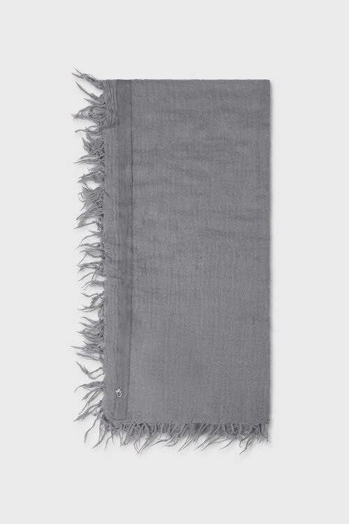 10Days Light Graphite scarf washed wool