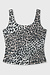 10Days Ecru slimfit tanktop leopard