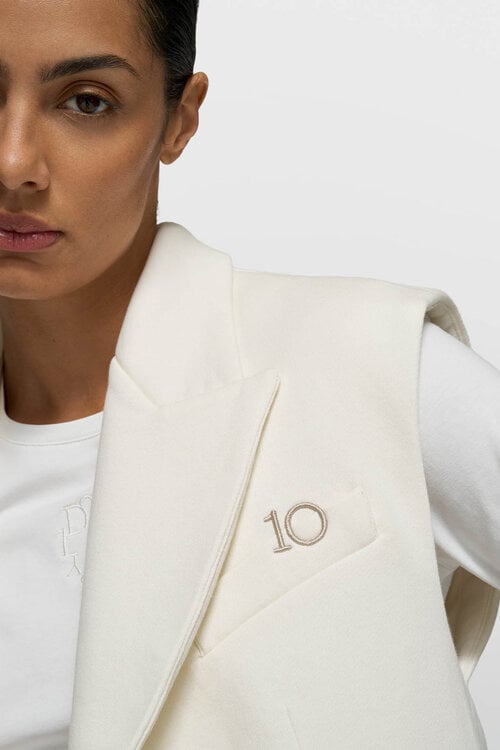 10Days Pearl sleeveless blazer