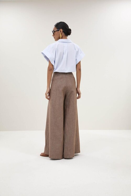 By Bar Lichtblauwe Blouse