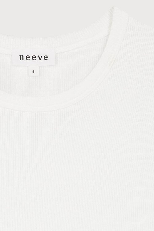Neeve Witte Rib Shirt