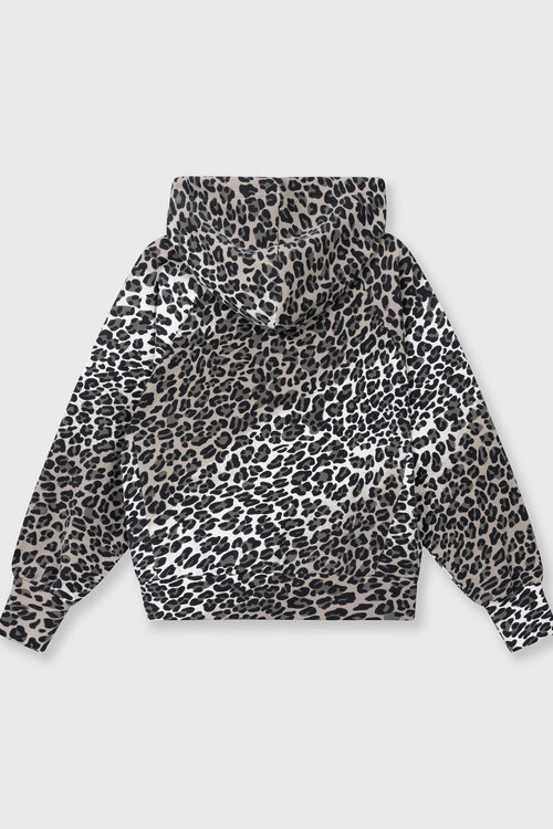 10Days Sand soft scuba hoodie leopard