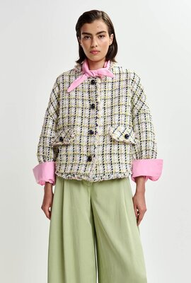 Essentiel Antwerp Diverse kleuren Tweed Jack