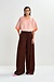 Essentiel Antwerp Bruine Pantalon Wide leg